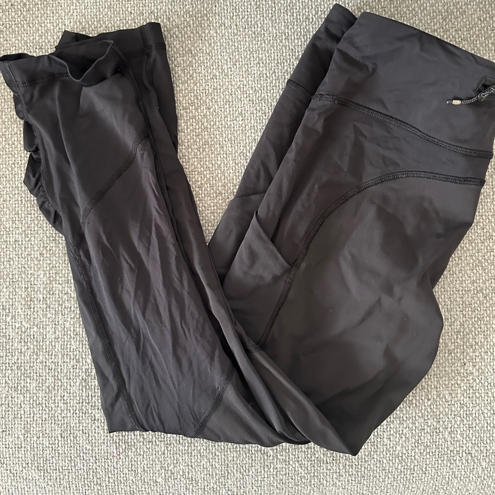Lululemon fast and free, high-rise, tight 28 inch length black